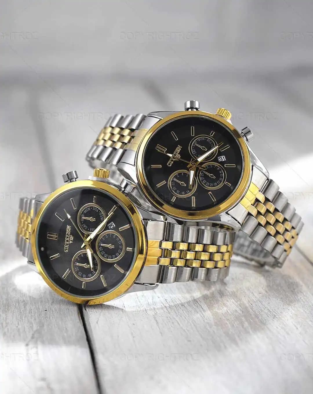 ست ساعت مچی سیتیزن CITIZEN طرح VIP مدل 1333 — تصویر ۶