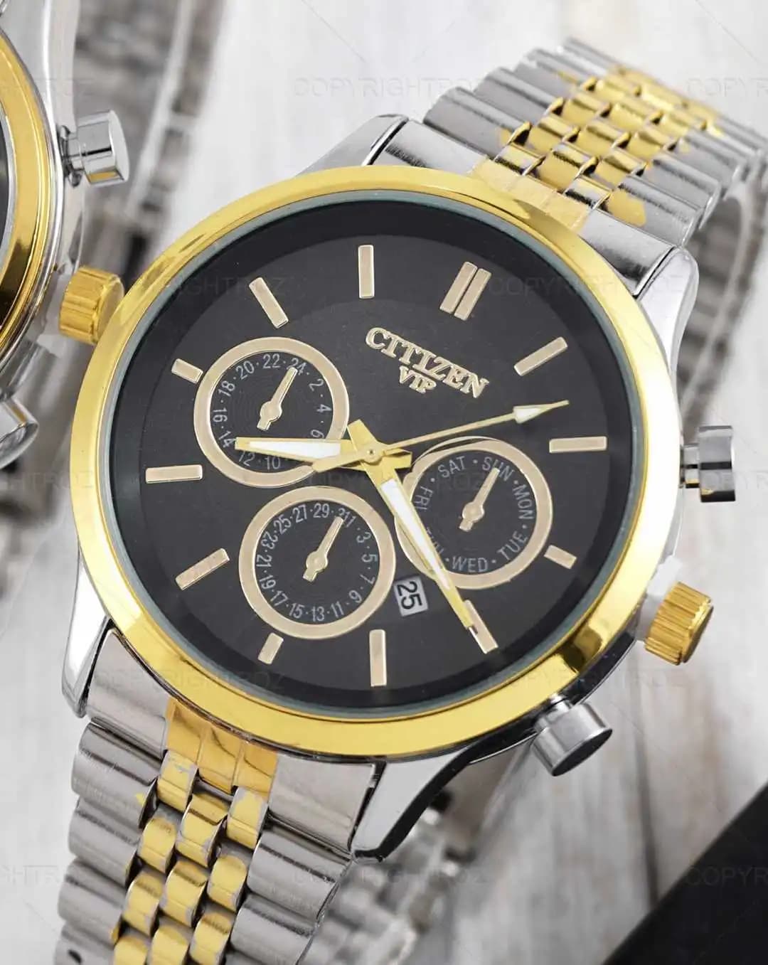 ست ساعت مچی سیتیزن CITIZEN طرح VIP مدل 1333 — تصویر ۳