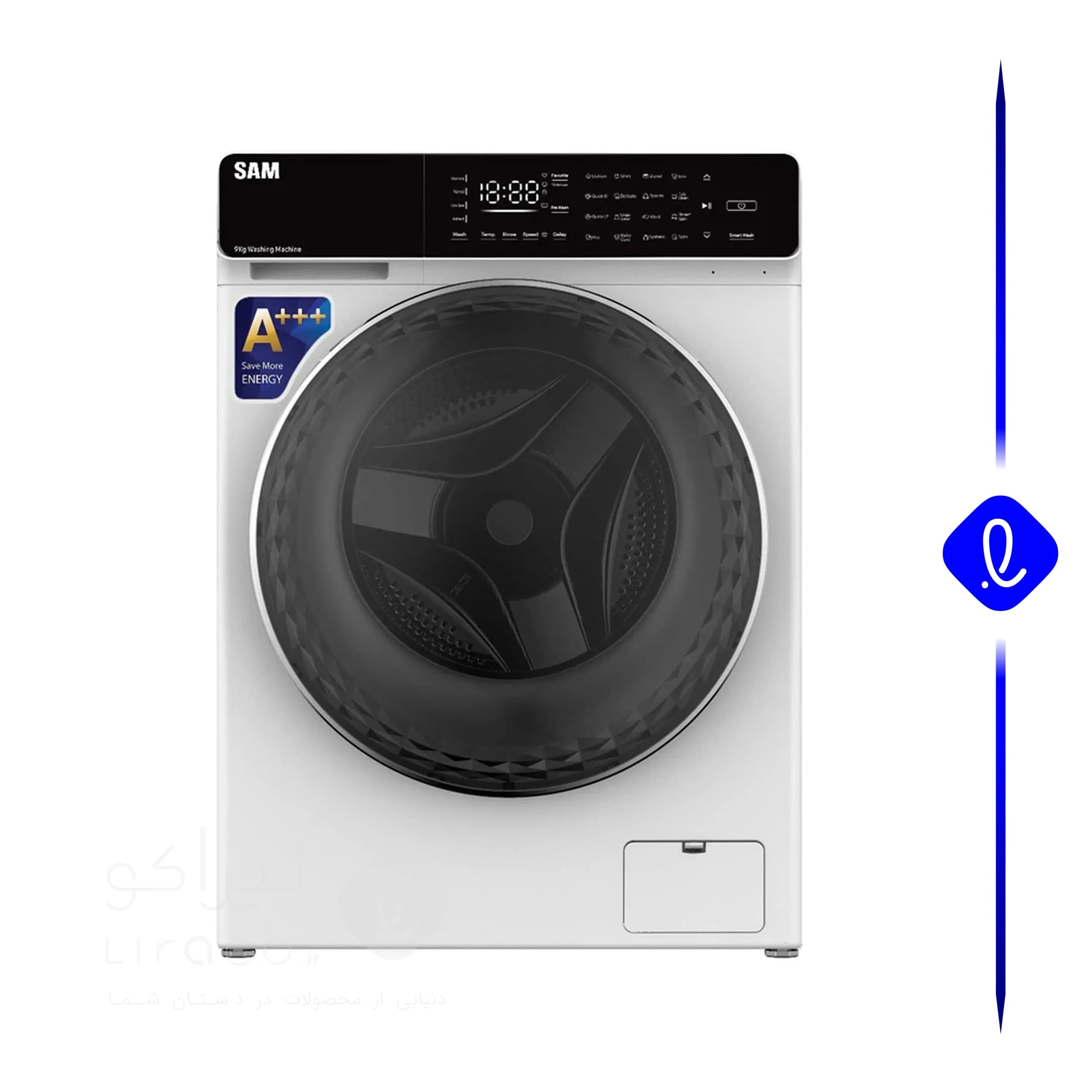 لباسشویی سام الکترونیک مدل DD-P1485W سفید