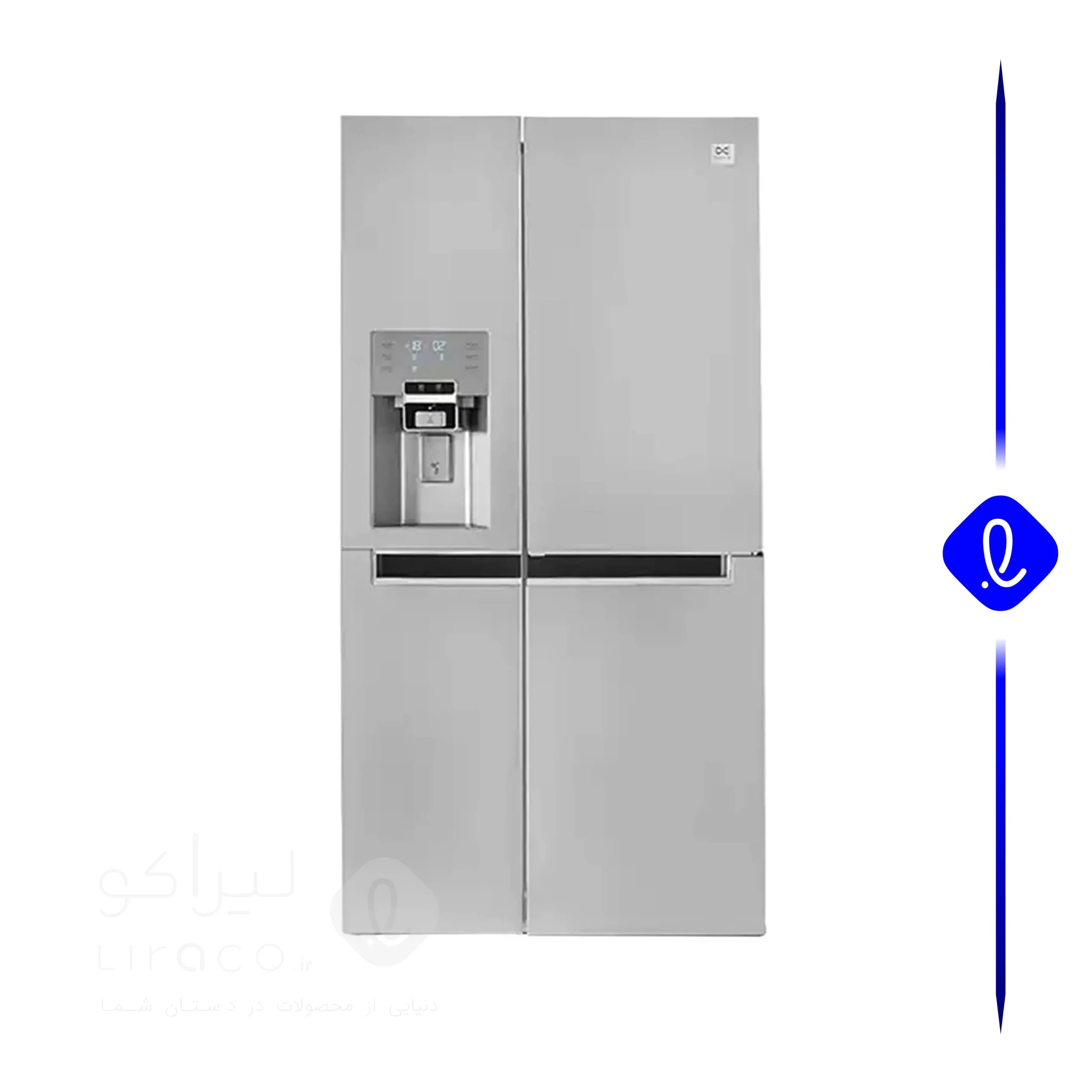 یخچال و فریزر دوو ساید بای ساید مدل ARSXi30-30 S نقره ای