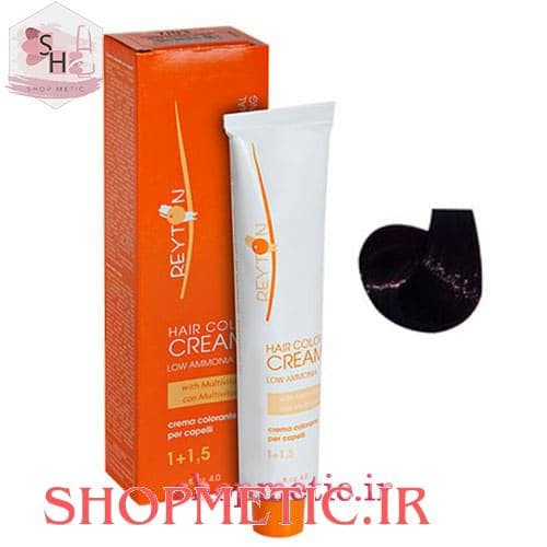 رنگ مو ریتون Reyton سری قرمز و شرابی شماره 5.2 شرابی بادمجانی تیره