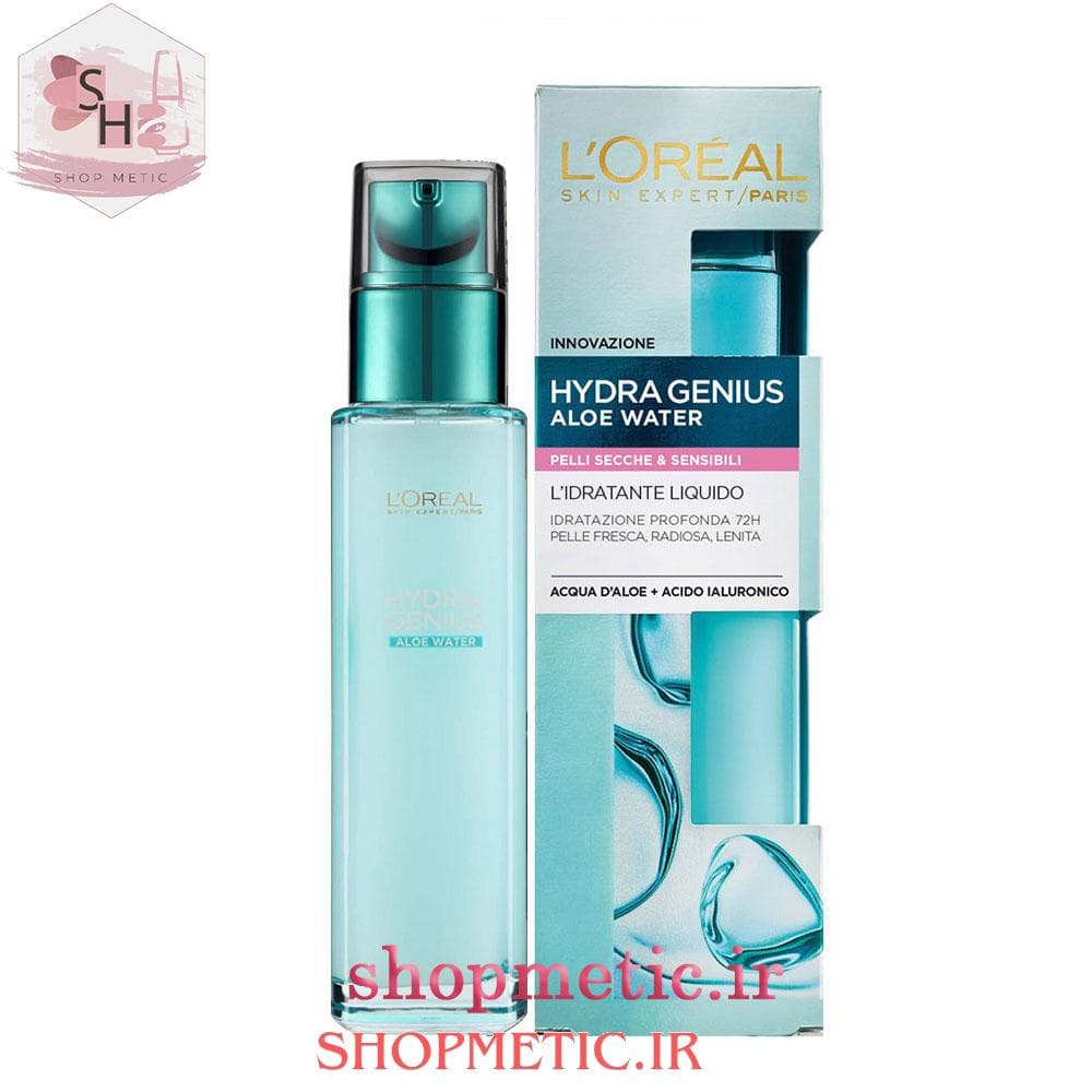 سرم آبرسان پوست خشک لورال Hydra Genius Aloe Water