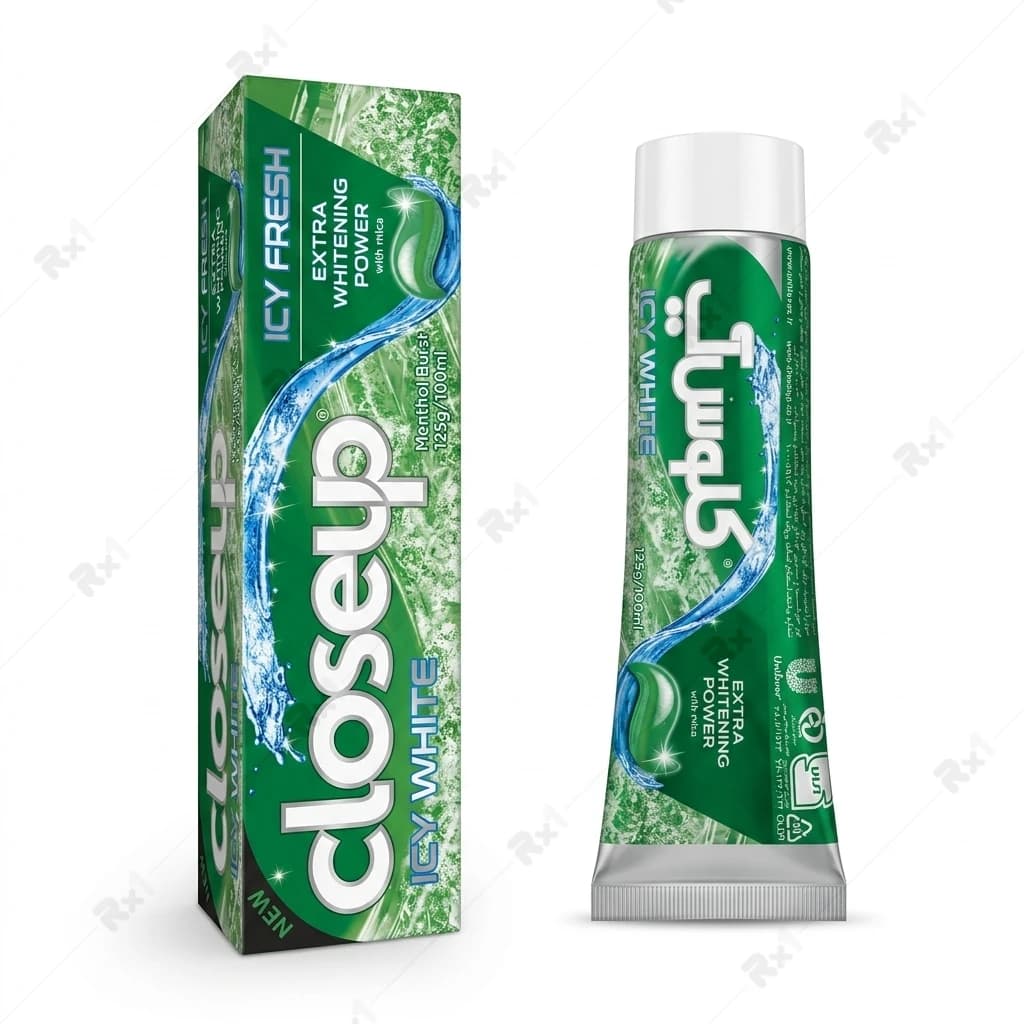 خمیردندان سفیدکننده کلوس آپ مدل Menthol Burst وزن 125 گرم — تصویر ۶