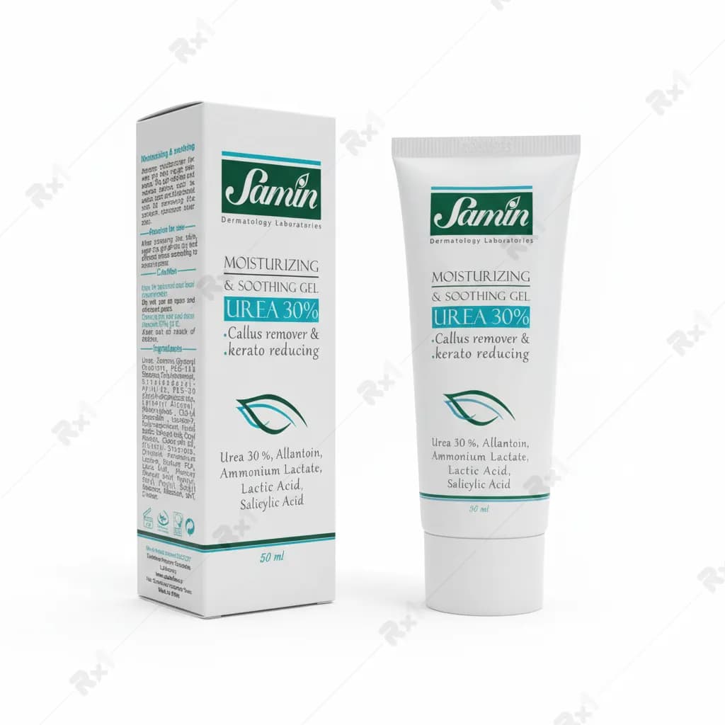 ژل مرطوب کننده ثمین حاوی اوره 30 درصد حجم 30 میلی لیتر — تصویر ۵