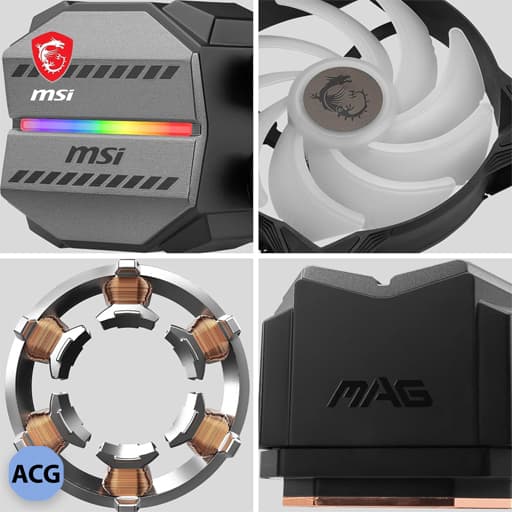 خنک‌کننده مایع ام اس ای MSI MAG CORELIQUID M240 — تصویر ۸