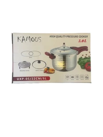 زودپز ۵ لیتری تک دسته کاموس مدل UXP-05 — تصویر ۱۱