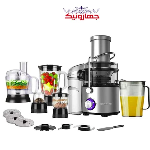 آبمیوه گیری غذاساز گوسونیک مدل Gfp-730 — تصویر ۱۰
