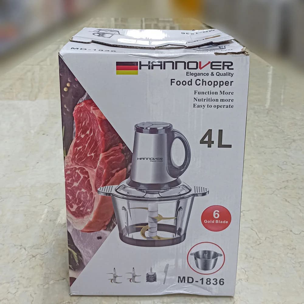 خردکن هانوور 4 لیتر 2 کاسه 3800 وات مدل MD-1836 — تصویر ۳