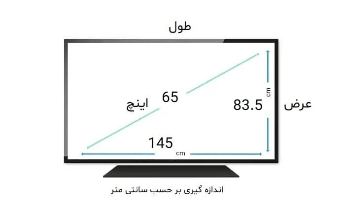 محافظ صفحه تلویزیون 65 اینچ ال جی