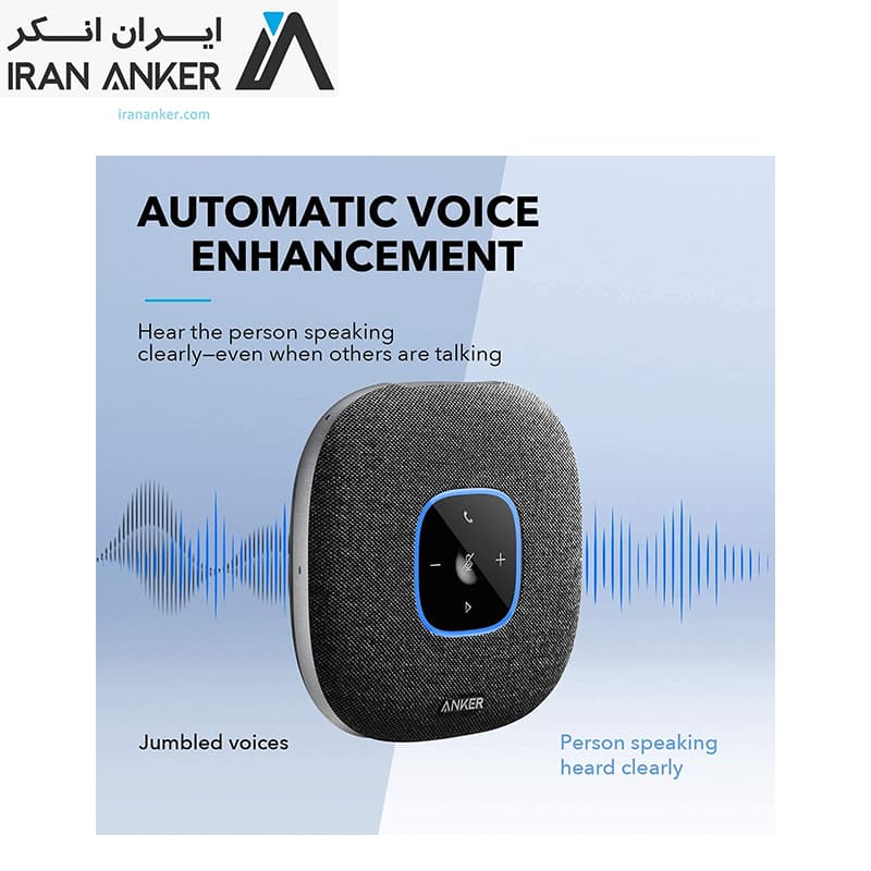 اسپیکرفون بلوتوثی انکر PowerConf S3 Speakerphone مدل A3302 — تصویر ۱۱
