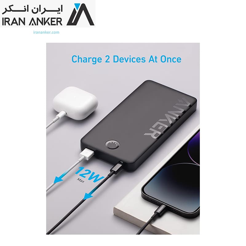 پاوربانک انکر Anker Power Bank 10K Portable Charger مدل A1334 — تصویر ۷