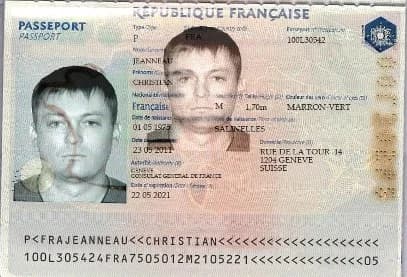 دانلود فایل لایه باز پاسپورت فرانسه (France Passport) — تصویر ۳