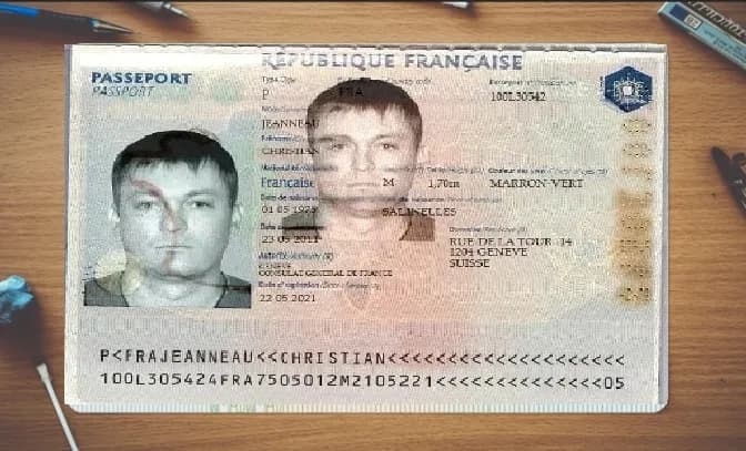 دانلود فایل لایه باز پاسپورت فرانسه (France Passport) — تصویر ۲