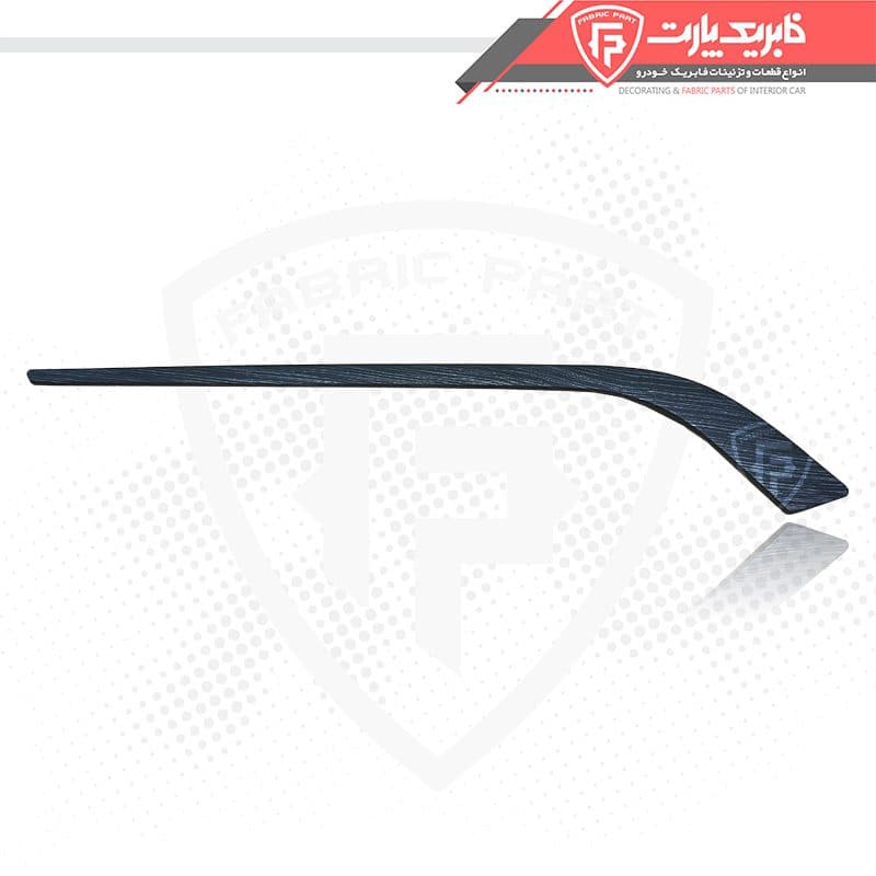 زه رودری پژو پارس ری استایل طرح چوب فاز 3 _ مشکی عقب چپ — تصویر ۲