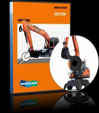 کاتالوگ راهنما (شاپ منوال) بیل مکانیکی دوسان مدل DOOSAN DX210W — تصویر ۲