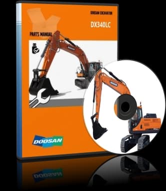 کاتالوگ راهنما (شاپ منوال) بیل مکانیکی دوسان مدل DOOSAN DX340LC