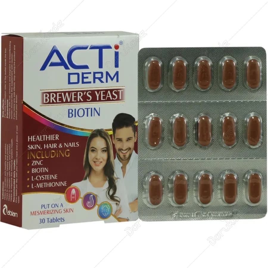 قرص اکتی درم لیبرتی بسته 30 عددی ابیان دارو