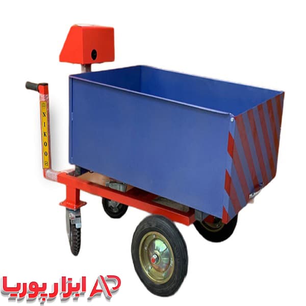 باسکول 600 کیلویی فرغونی چهار چرخ نیکو — تصویر ۵