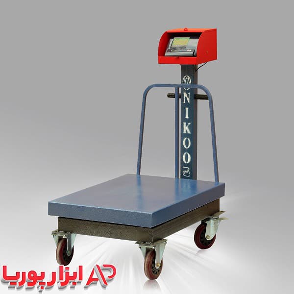 باسکول 700 کیلویی میدانی چرخدار نیکو