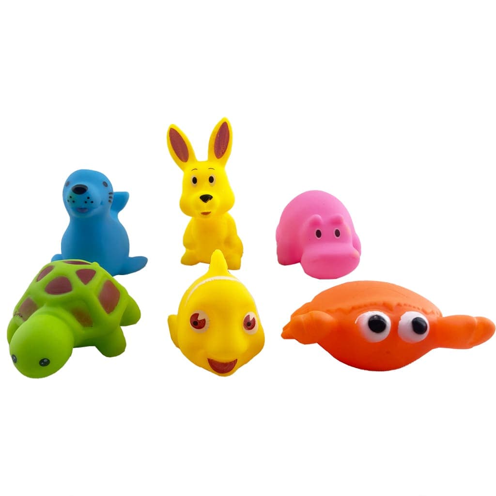 پوپت حمام 6 عددی لاک پشت و خرگوش Soft Baby