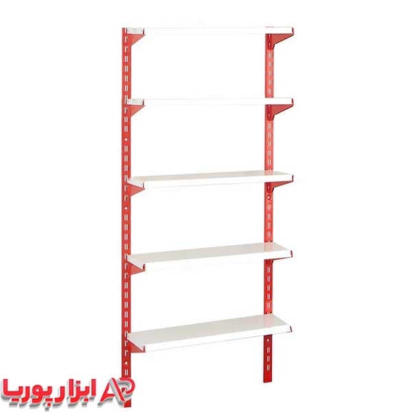 ست قفسه فروشگاهی پایه 2 متری 5 طبقه سایز 50*95