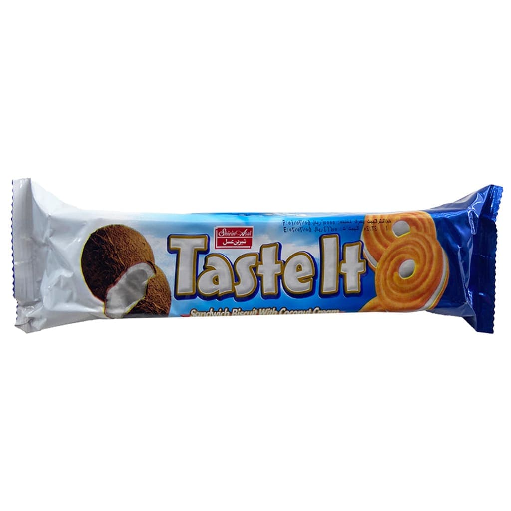 بیسکوییت کرم دار نارگیلی Taste it شیرین عسل Shirin Asal — تصویر ۲