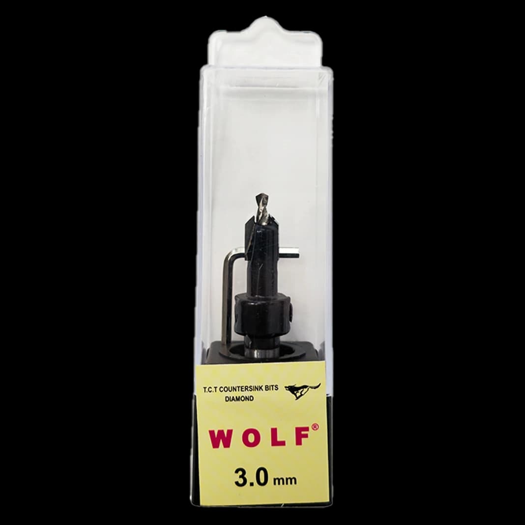 مته خزینه الماسه مدادی سایز 4 WOLF — تصویر ۳