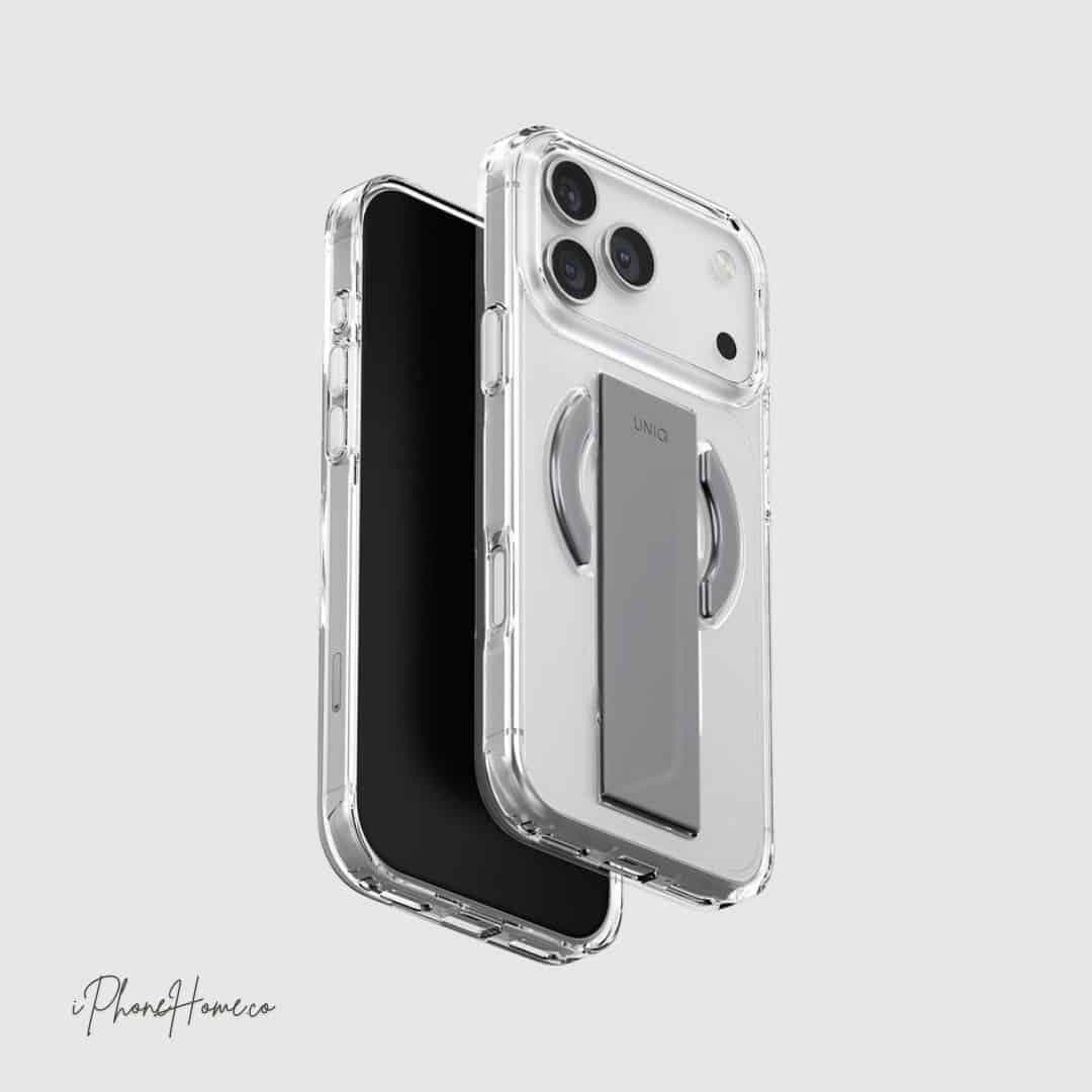 قاب یونیک heldro air شفاف سفید مناسب iPhone 17 Pro Max (9094)