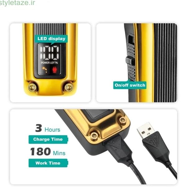 ماشین اصلاح وی جی آر مدل V-137 — تصویر ۹