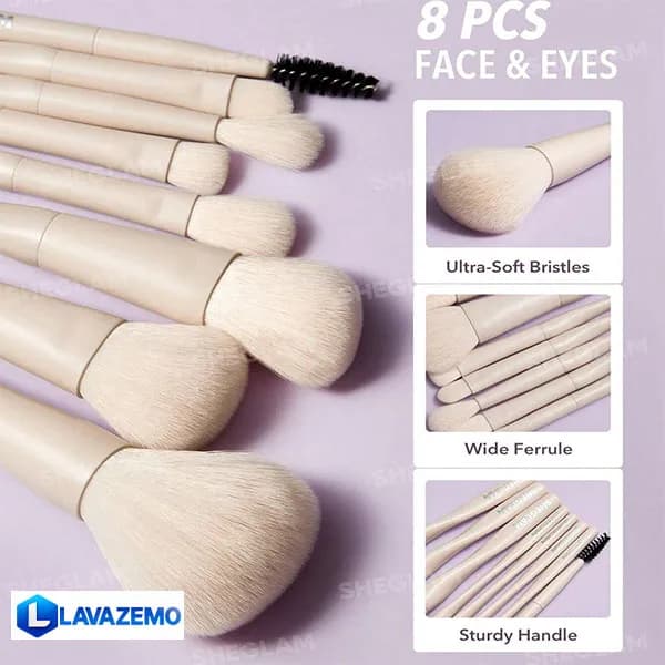 ست براش ۸ عددی اورجینال sheglam مدل Pro Core — تصویر ۶