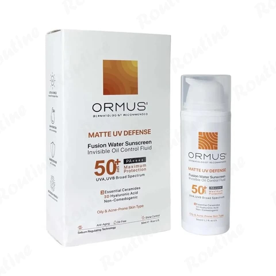 فلویید ضد آفتاب مات SPF 50 مناسب پوست‌های چرب و آکنه‌ای اورموس 50 میلی‌لیتر — تصویر ۳