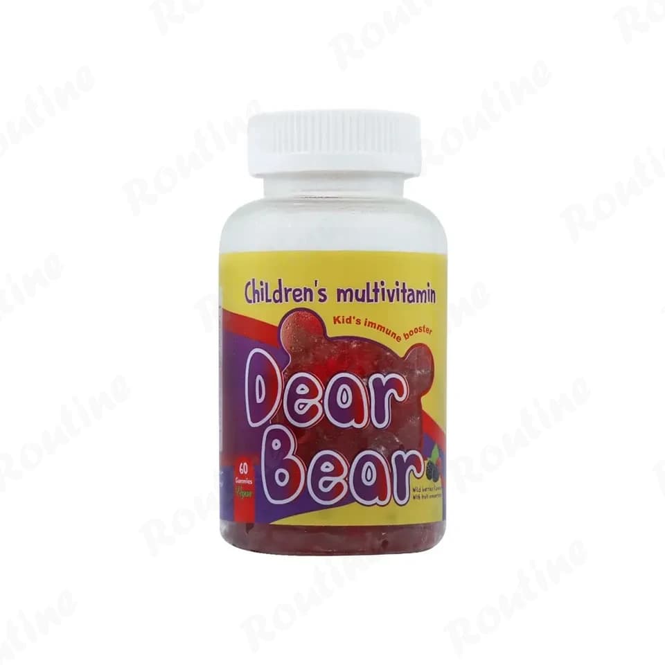 پاستیل مولتی‌ویتامین DEAR BEAR بی‌اس‌کی 60 عددی — تصویر ۲