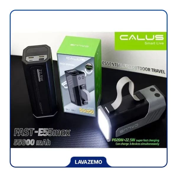 پاوربانک اورجینال 55000 CALUS FAST E55 MAX — تصویر ۲