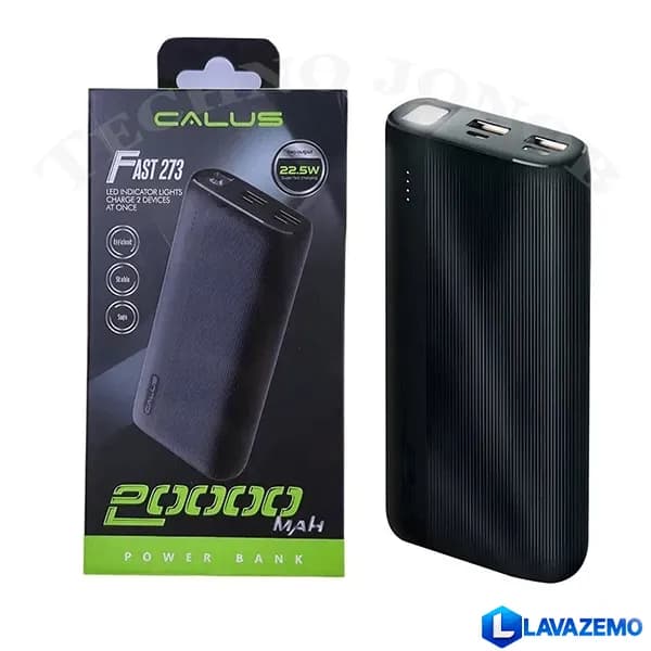 پاوربانک CALUS مدل FAST 273 ظرفیت ۲۰۰۰۰ میلی‌آمپر — تصویر ۷