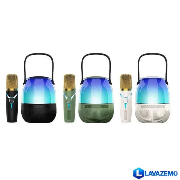 اسپیکر بلوتوثی با میکروفون وایرلس مدل BT-K6 — تصویر ۵