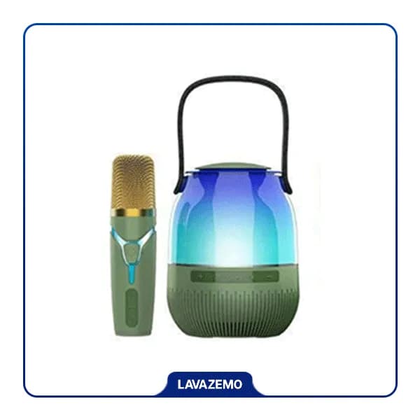 اسپیکر بلوتوثی با میکروفون وایرلس مدل BT-K6