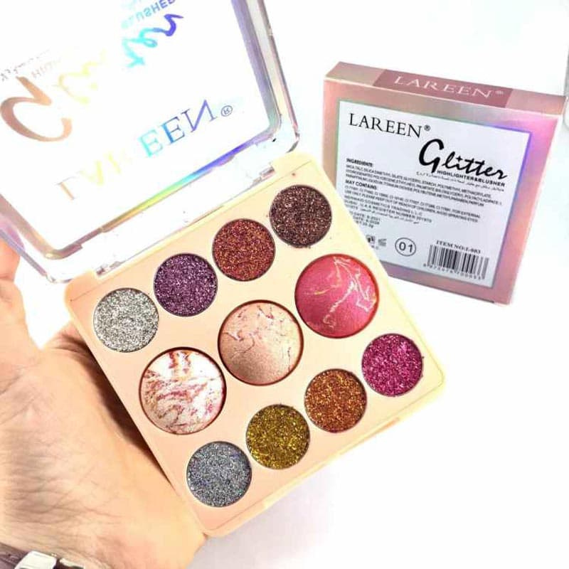 پالت سایه چشم و رژ گونه لارن Lareen — تصویر ۸