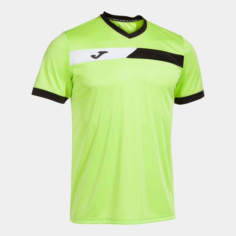 تیشرت ورزشی جوما مدل COURT SHORT SLEEVE T-SHIRT LIME BLACK