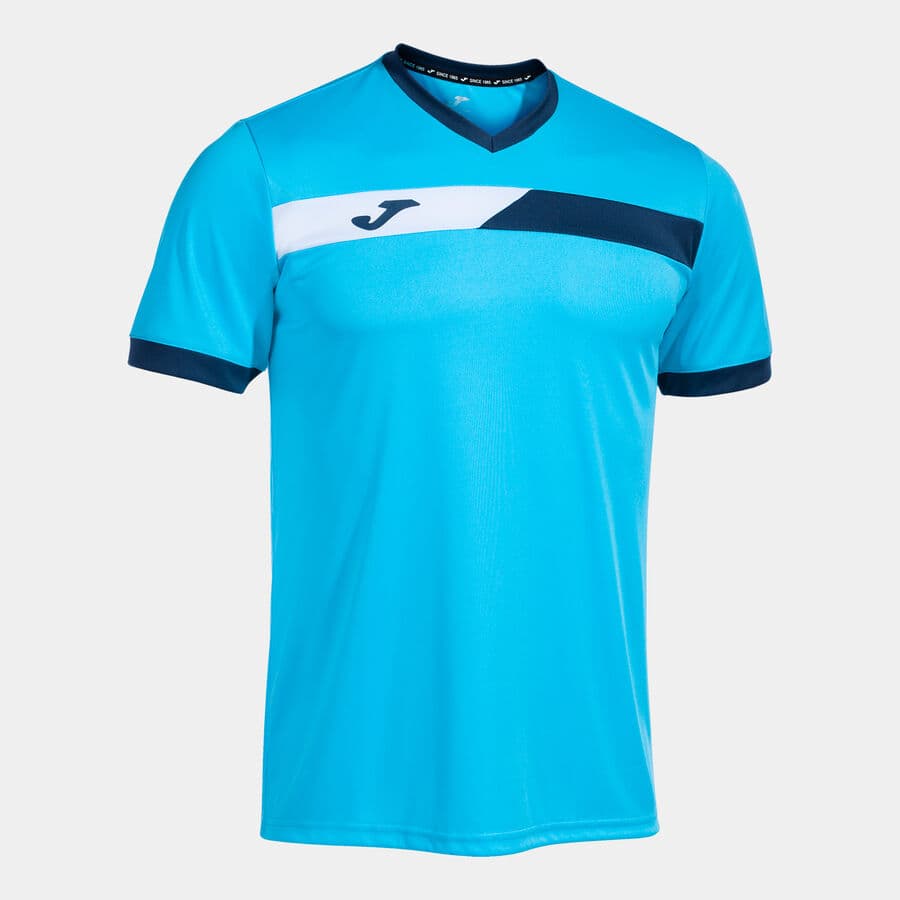 تیشرت ورزشی جوما مدل COURT SHORT SLEEVE T-SHIRT FLUOR TURQUOISE NAVY