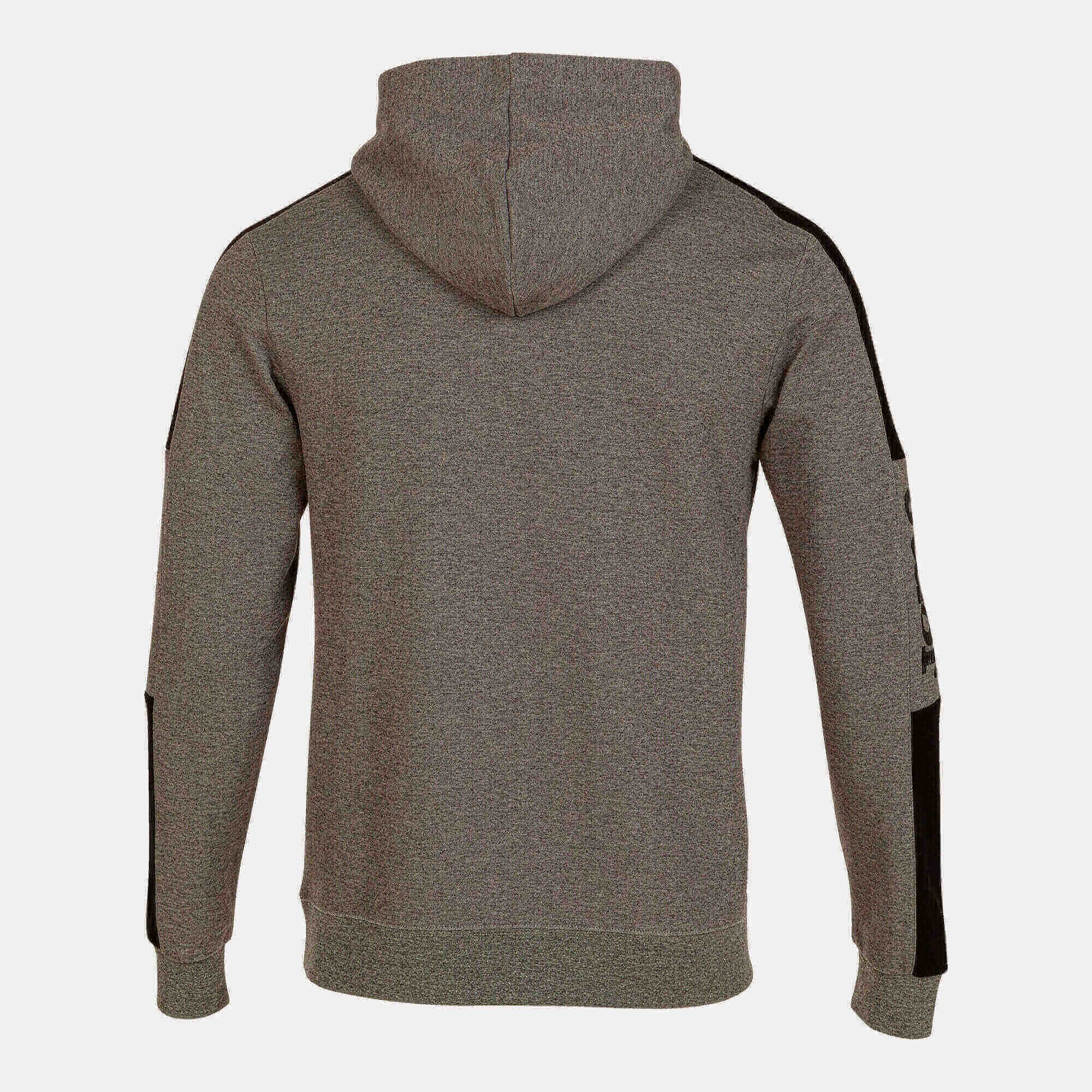 هودی مردانه جوما مدل STREET HOODIE MELANGE GRAY BLACK — تصویر ۵