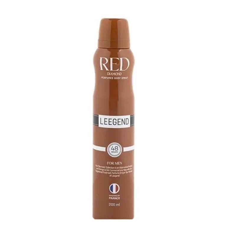 اسپری خوشبو کننده بدن مردانه رد دایموند مدل Legend حجم 200mL — تصویر ۳