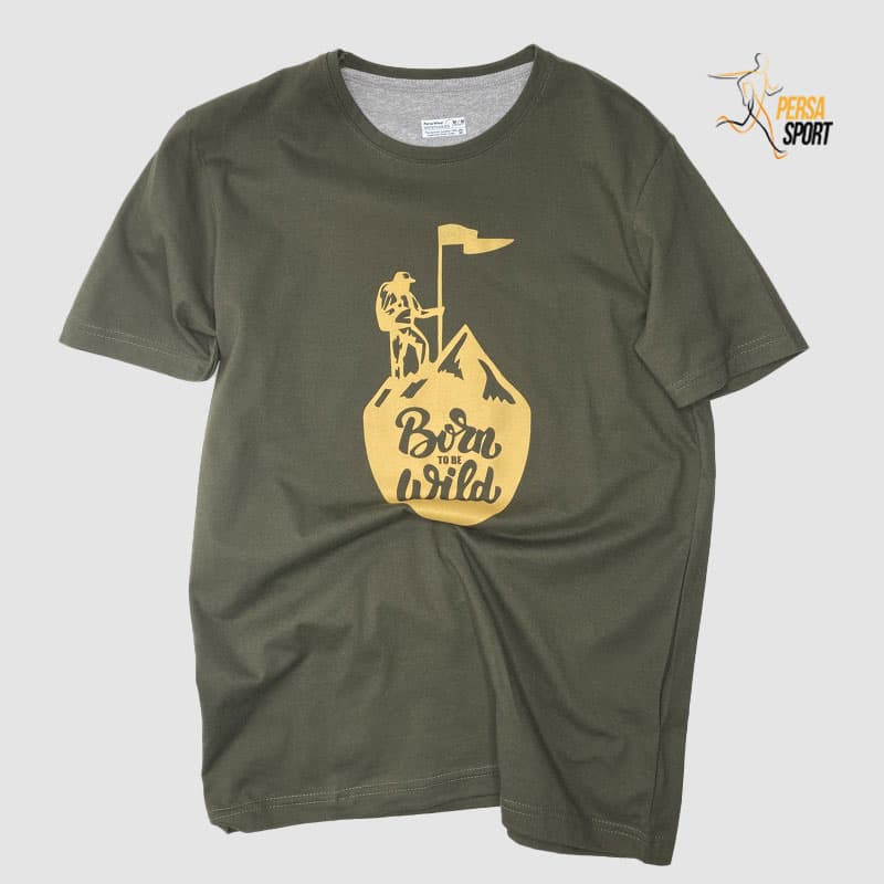 تیشرت آستین کوتاه پرساویر مدل Born To be Wild