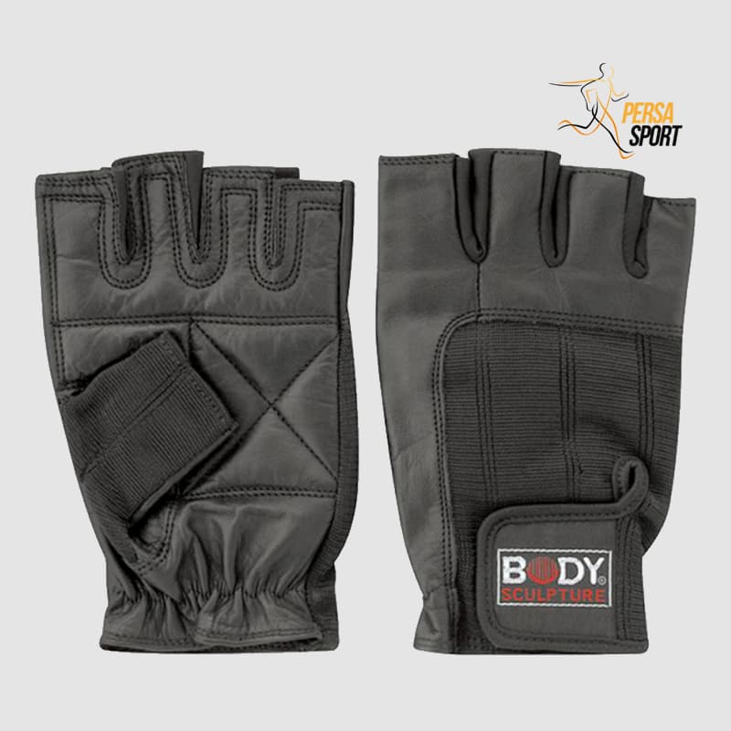 دستکش بدنسازی Spandex Leather Fitness Gloves — تصویر ۲