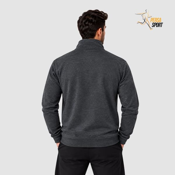 سویشرت فول زیپ پرسااسپرت Tiger 2 Dark Gray — تصویر ۷