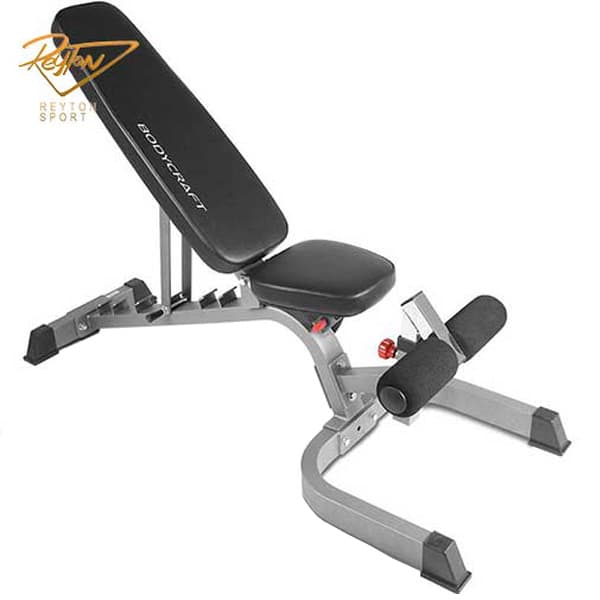 نیمکت مدرج بدنسازی بادی کرفت مدل Bodycraft F602 — تصویر ۷