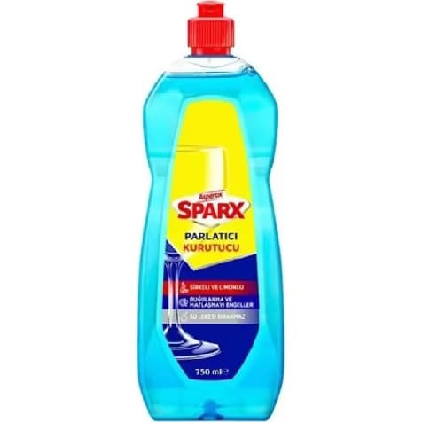 مایع جلادهنده ماشین ظرفشویی آسپروکس Asperox SPARX با رایحه لیمو حجم 750 میل — تصویر ۳