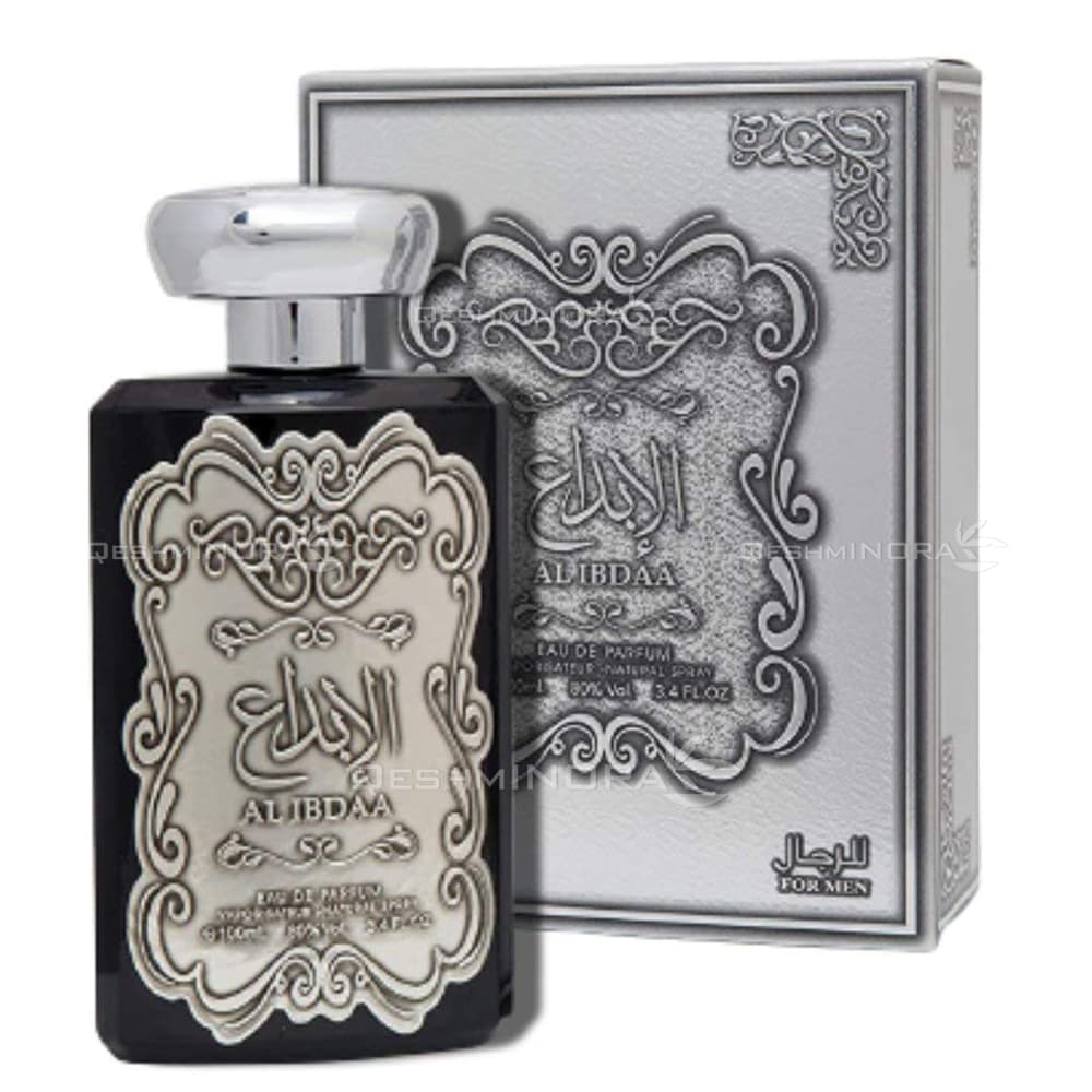 ادکلن الابداع نقره ای ارض الزعفران Al Ibdaa Silver Ard Al Zaafaran
