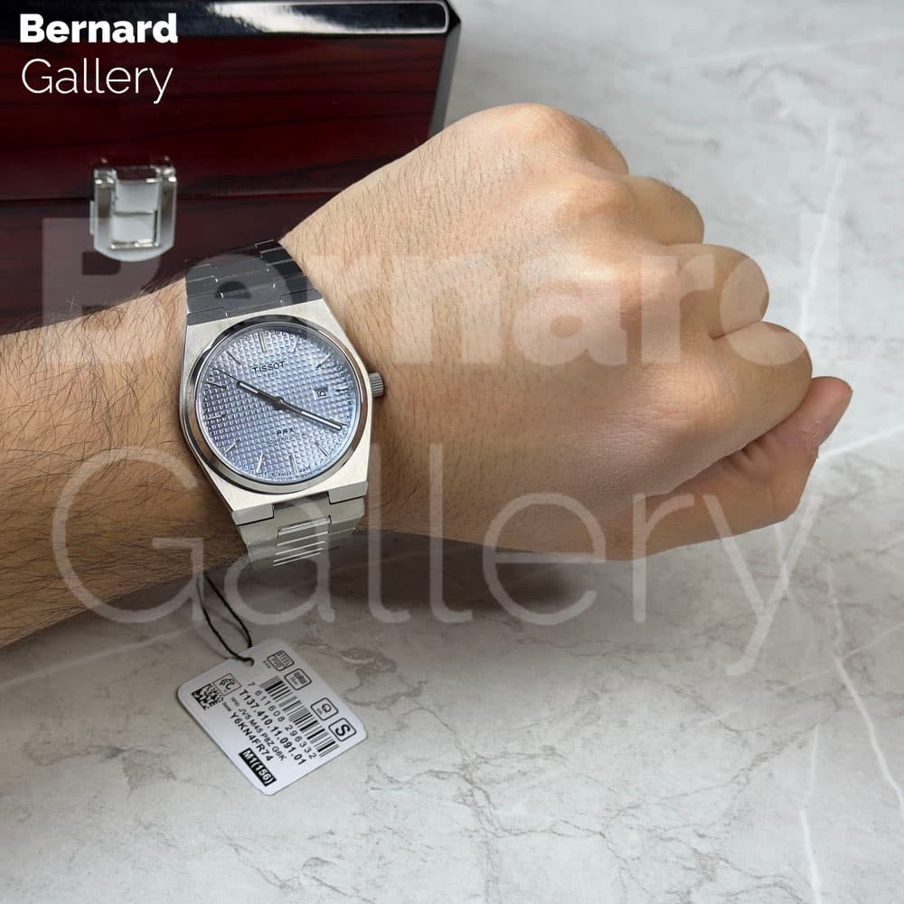 ساعت مچی مردانه تیسوت Tissot PRX Powermatic 80 Ice-Blue — تصویر ۴