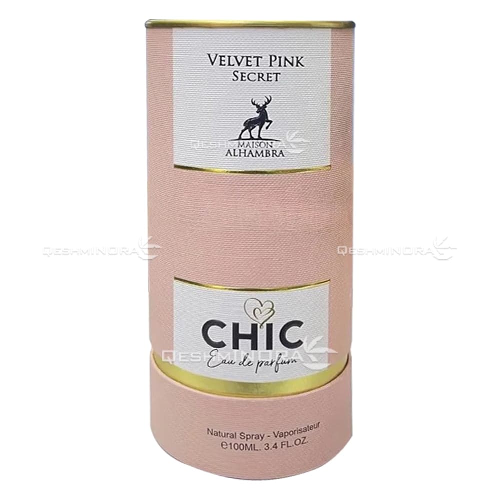 ادکلن ولوت پینک سکرت چیک الحمبرا Chic Velvet Pink Secret Alhambra (ویکتوریا سکرت لاو Victoria Secret Love) — تصویر ۹