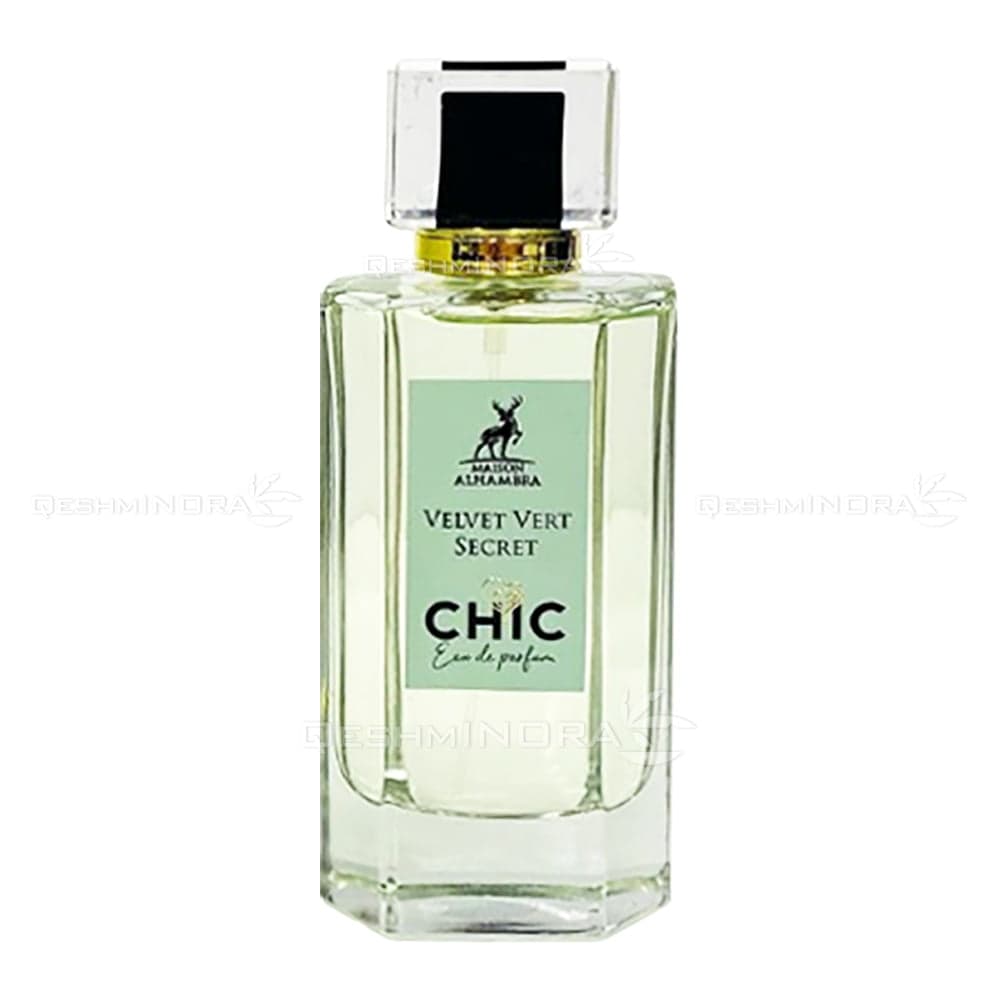 ادکلن ولوت ورت سکرت چیک الحمبرا Chic Velvet Vert Secret Alhambra (ویکتوریا سکرت فرست لاو Victoria Secret First Love) — تصویر ۶